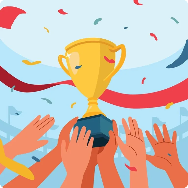 Award ceremony celebrating partnership excellence