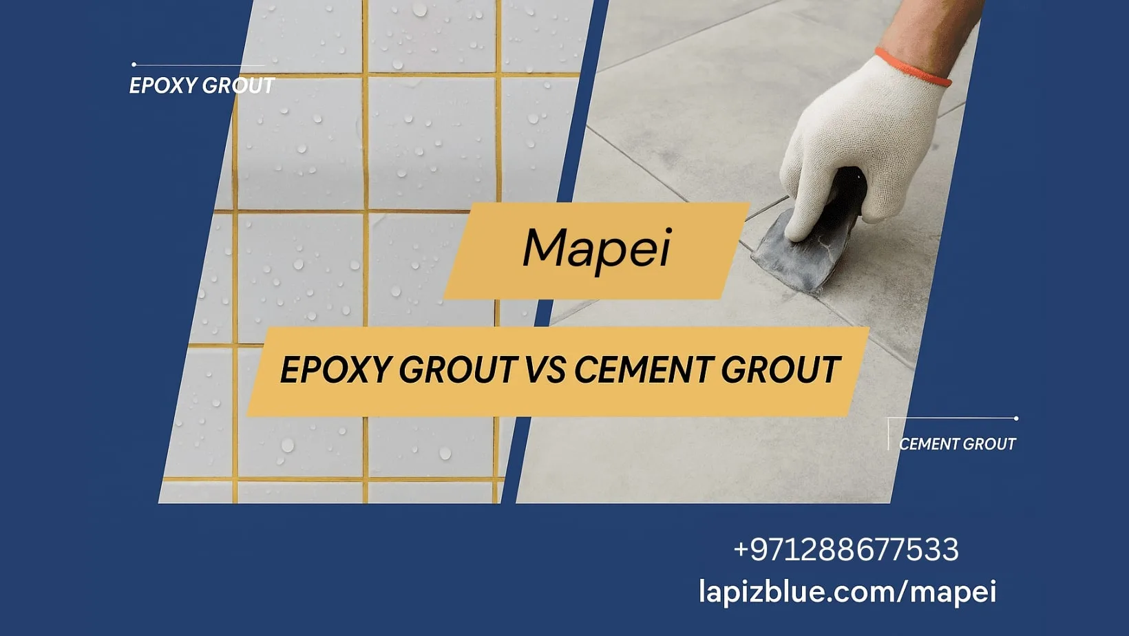 Mapei Epoxy Grout vs. Mapei Cementitious Grout: Selecting the Appropriate Product for Your Project