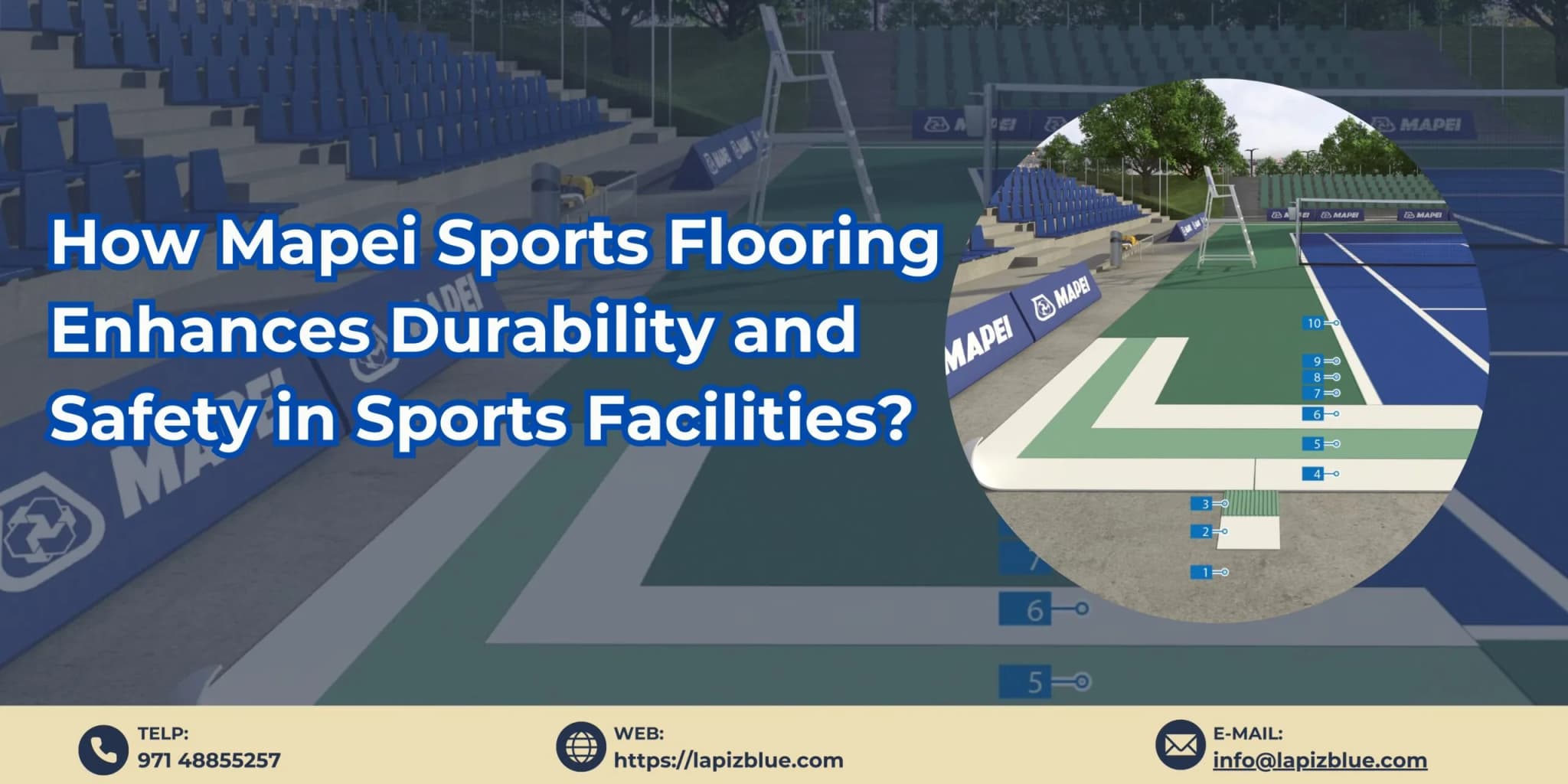 How Mapei Sports Flooring Enhances Durability and Safety in Sports Facilities?