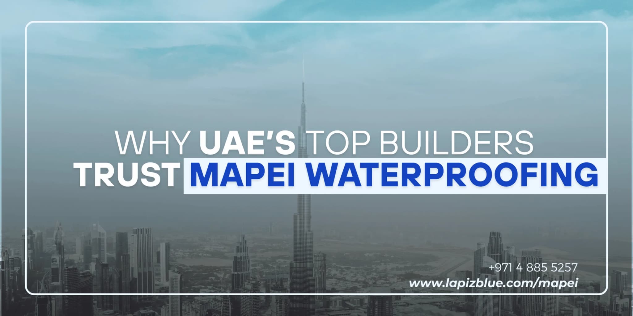 Mapei Waterproofing in UAE: The Smart Builder's Choice for Long-Lasting Results