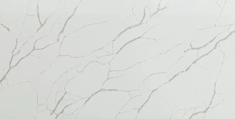 Kalinga Stone quartz kitchen countertop in modern Dubai villa