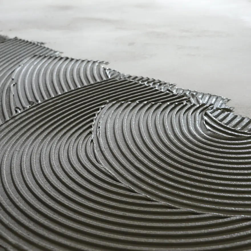 Kerakoll Biogel gel tile adhesive application