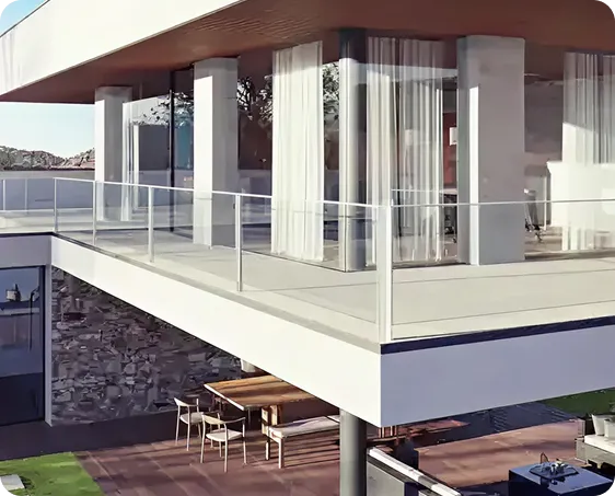 Profilpas balcony edge profile finishing outdoor tile perimeter