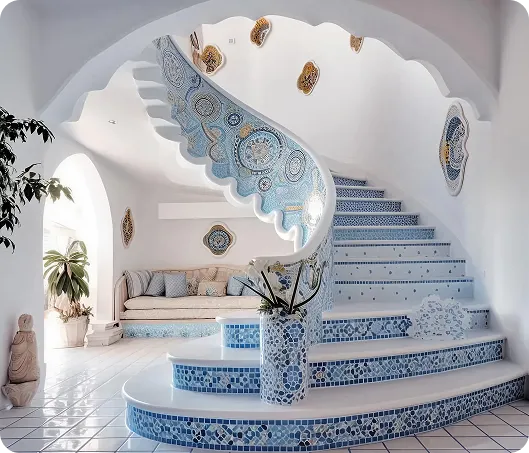 Profilpas movement joints in floor tiles for expansion control