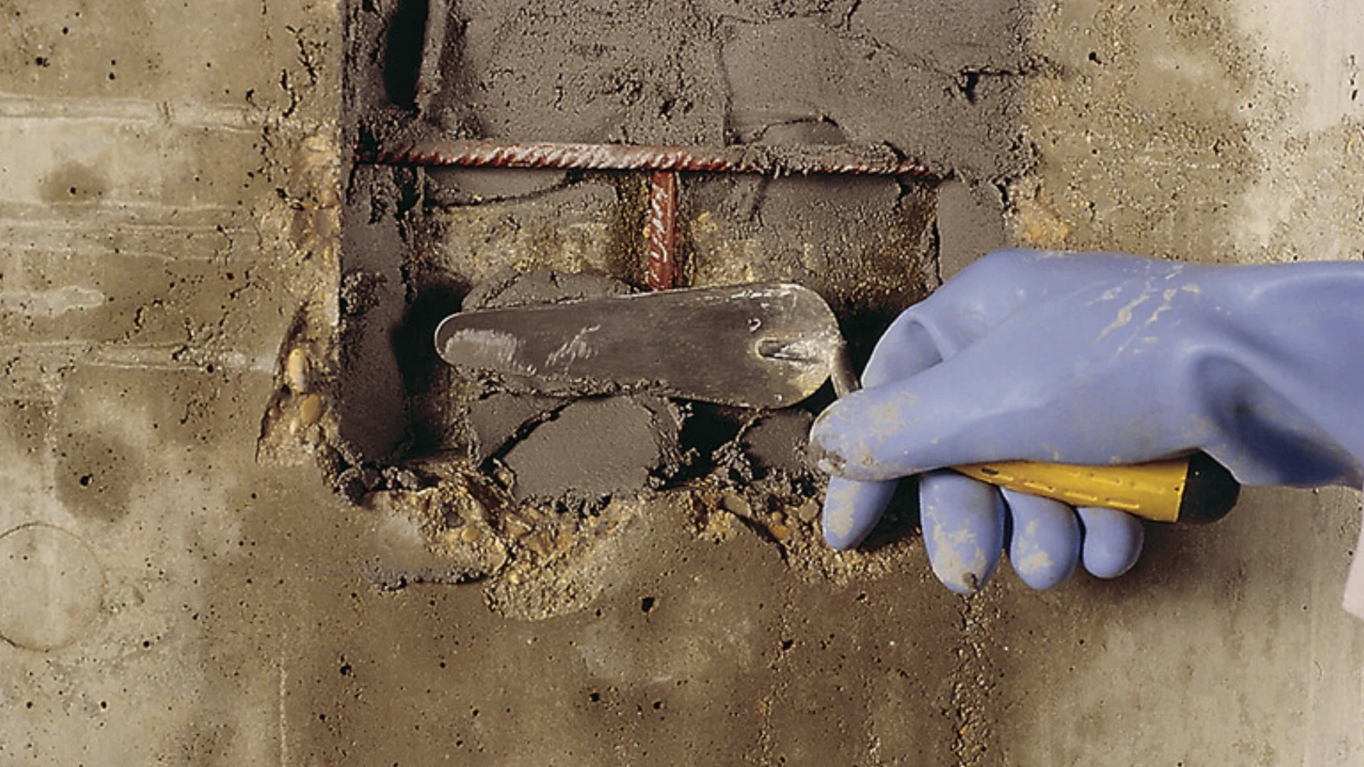Weber concrete spalling repair on building facade