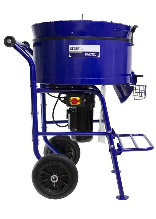 Keiser KMC120 pan mixer for heavy construction materials