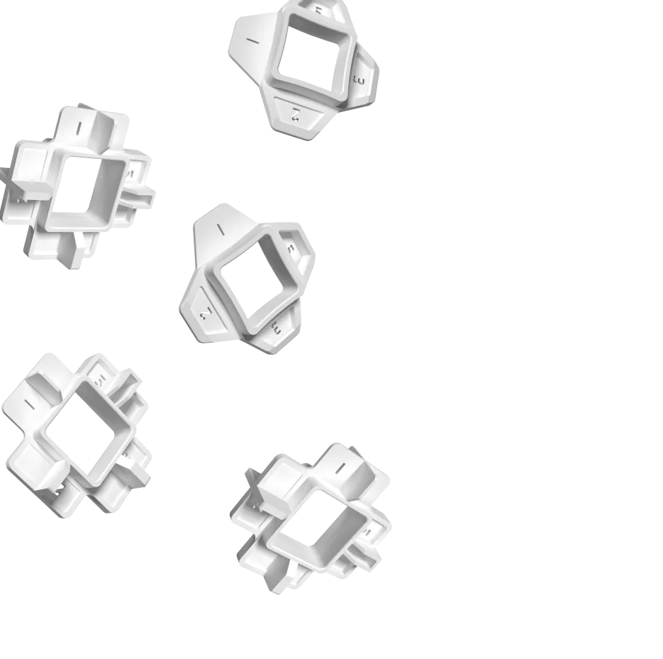 Peygran Multi Series 4X tile spacers for easy removal