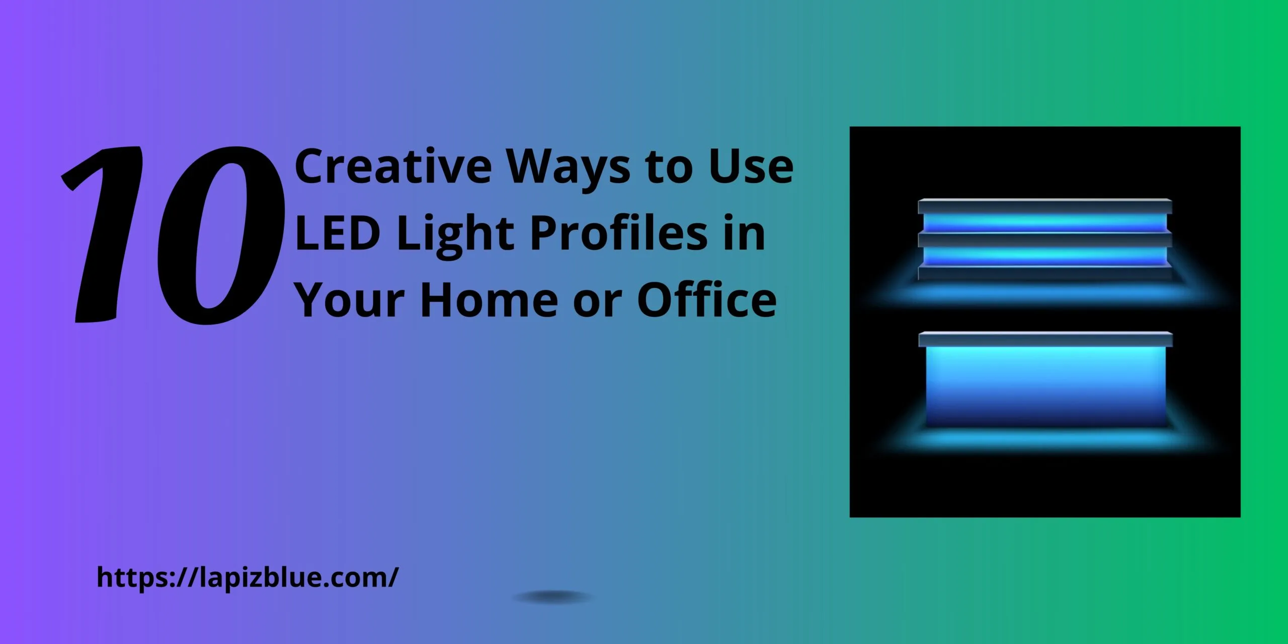 10 Creative Ways to Use LED Light Profiles in Your Home or Office ...