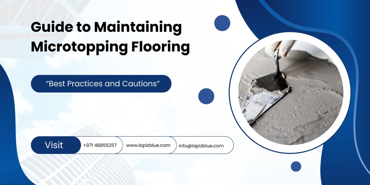 Maintaining Microtopping Flooring
